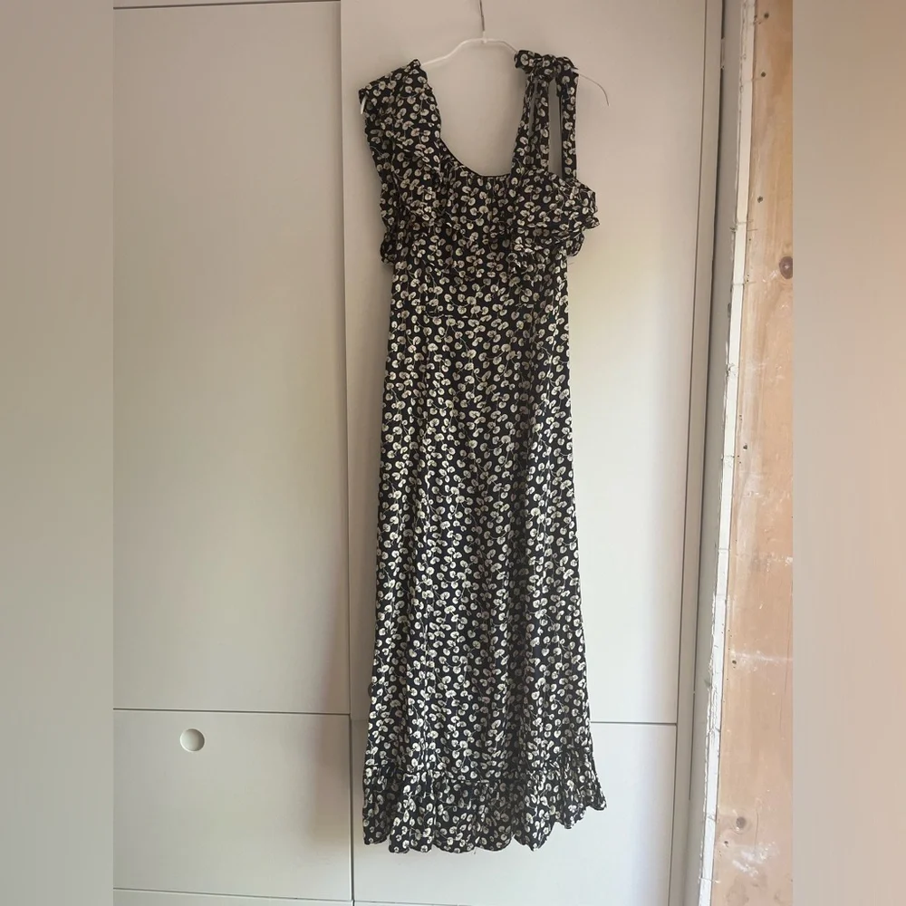 Ganni Floral Ruffle Dress - Picture 4 of 5